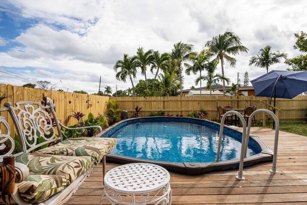 הלנדל ביץ' Tropical Pool Luxury Home Best Location Beaches Restaurant Hard Rock Fun מראה חיצוני תמונה
